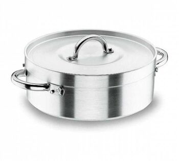 Lacor Cacerola Baja con Tapa Chef-Aluminio