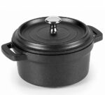 Lacor Cacerola con Tapa Mini Negra Coccottes