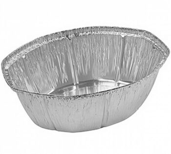 Envase Aluminio Ovalado para Pollos