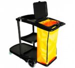 Lytec Carro de Limpieza Negro Bolsa Vinilo AF08180