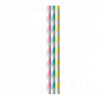 Cañas de Papel Smoothie Multiraya