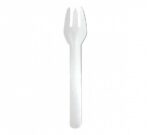 Tenedor Extra Rígido de Cartón Blanco