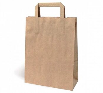 Bolsa Take Away con Asa Plana Base Estándar