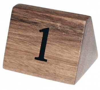 Olympia Número para Mesa Madera