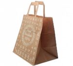 Bolsa Impresa 100% Papel Reciclado Asa Plana