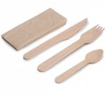 Set Cubiertos Madera