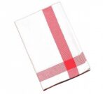 Pla Paño Sarga Vajilla Blanco (12 uds)