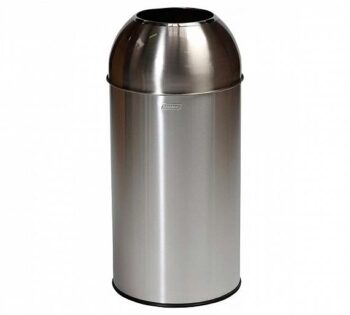 Probbax Papelera Cúpula Abierta Acero Inox
