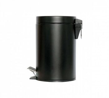 Probbax Papelera de Pedal Negra