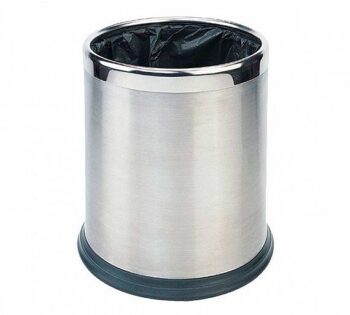 Probbax Papelera Redonda Inox