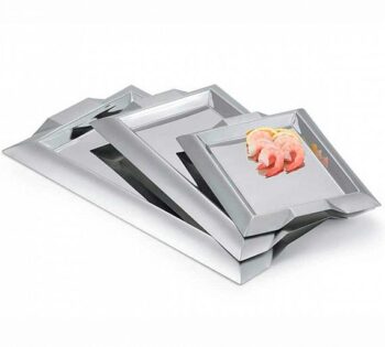Pujadas Bandeja Servicio Rectangular Acero Inox