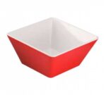 Pujadas Bol Melamina Canon Cuadrado Rojo