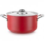 Pujadas Cacerola Alta con Tapa Cool Line Roja