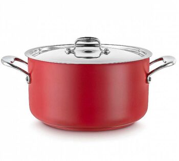 Pujadas Cacerola Alta con Tapa Cool Line Roja