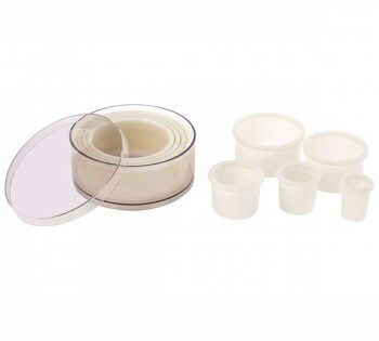 Pujadas Caja de 9 Cortapastas Redondos Lisos Poliglas