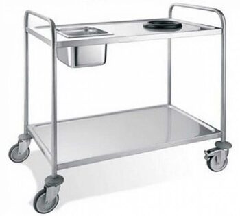 Pujadas Carro de Desbarace Inox