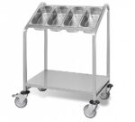 Pujadas Self Service Dispensador Porta Cubiertos GN 1/3 y Bandejas