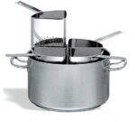 Pujadas Conjunto de Cacerola y Colapasta Inox-Pro