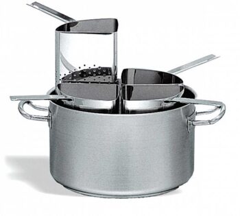 Pujadas Conjunto de Cacerola y Colapasta Inox-Pro
