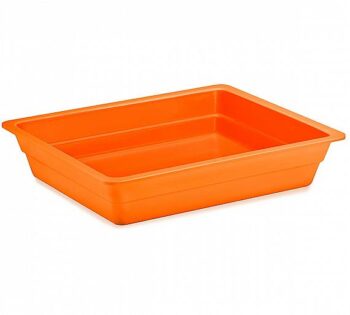 Pujadas Cubeta Melamina GN 1/2 Naranja