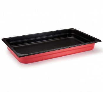 Pujadas Cubeta Antiadherente Fondo Difusor GN 1/1 Rojo