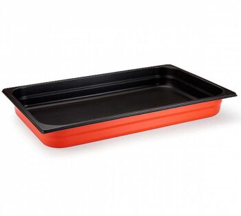 Pujadas Cubeta Antiadherente Fondo Difusor GN 1/2 Naranja