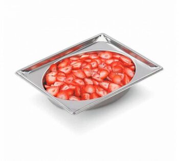 Pujadas Cubeta Inox Super Shapes Ovalo GN 1/2