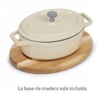 Pujadas Mini Cazuela Oval con Tapa Blanca