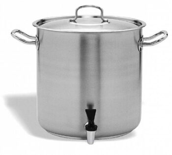 Pujadas Olla con Grifo y Tapa Inox-Pro