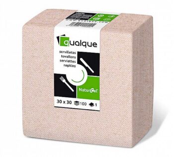 Qualque Servilleta Tissue Naturcel 30x30 de 1 Capa