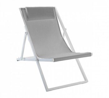 Garbar Tumbona Sand Plegable Gris