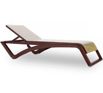 Resol Tumbona Sky Premium Estructura Chocolate