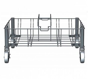 Rubbermaid Carro Acero Inoxidable Slim Jim