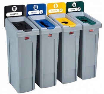 Rubbermaid Centro Reciclaje Slim Jim