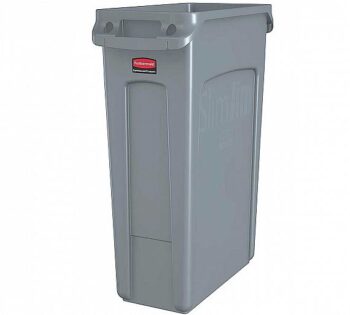 Rubbermaid Contenedor Slim Jim Canales Ventilación 87 litros
