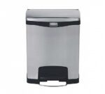 Rubbermaid Contenedor Slim Jim Inox Pedal Frontal 30 litros