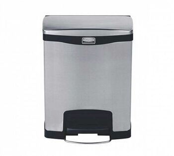 Rubbermaid Contenedor Slim Jim Inox Pedal Frontal 30 litros