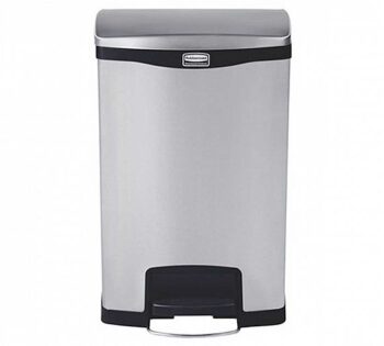 Rubbermaid Contenedor Slim Jim Inox Pedal Frontal 50 litros