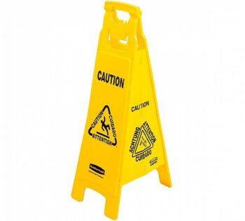Rubbermaid Señal de Suelo Mojado 4 Lados