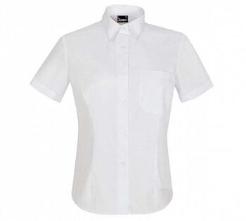 Sager Blusa Mujer 9726 Manga Corta Blanca