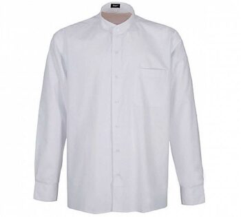 Sager Camisa Mao Hombre 9711 Blanca