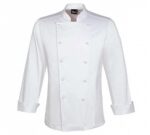 Sager Chaqueta Chef Entallada Blanca Costadillo Elástico