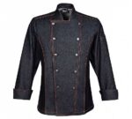 Sager Chaqueta Entallada Denim Costadillo Elástico