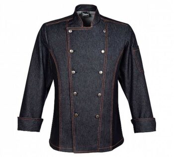 Sager Chaqueta Entallada Denim Costadillo Elástico