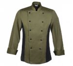 Sager Chaqueta Entallada Verde Costadillo Elástico