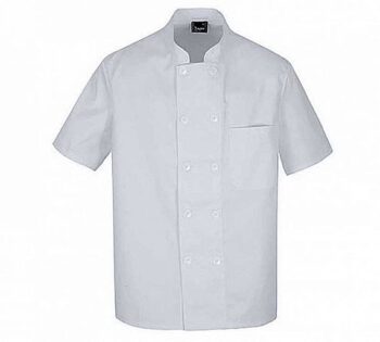 Sager Chaqueta Manga Corta Unisex 9604 Blanca