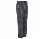 Sager Pantalón Unisex Cremallera 9934 Negro Listas
