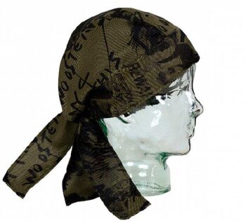 Sager Pañuelo Pirata Verde Caqui Estampado