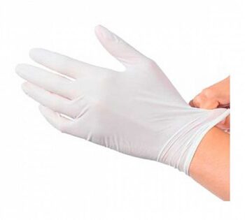 Sanicen Guantes de Látex con Polvo New Mark Talla Pequeña (100 uds)