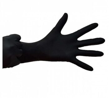 Sanicen Guantes de Nitrilo Sanyc Negro Talla Extra Grande (100 uds)